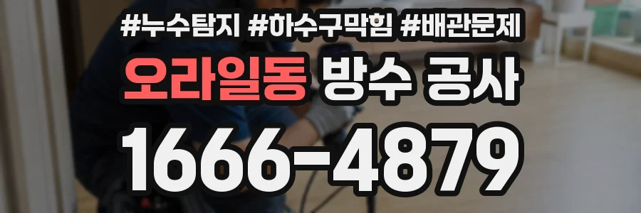 오라일동 방수 공사