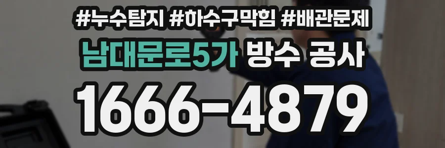 남대문로5가 방수 공사