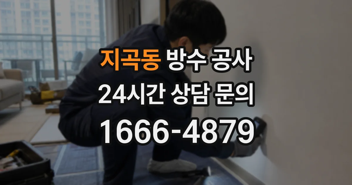 지곡동 방수 공사