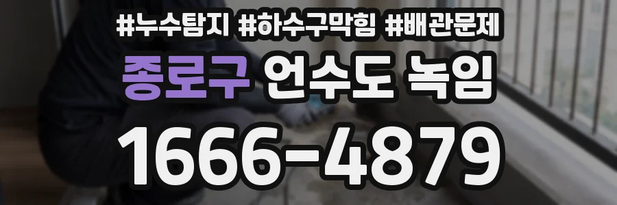 종로구 언수도 녹임