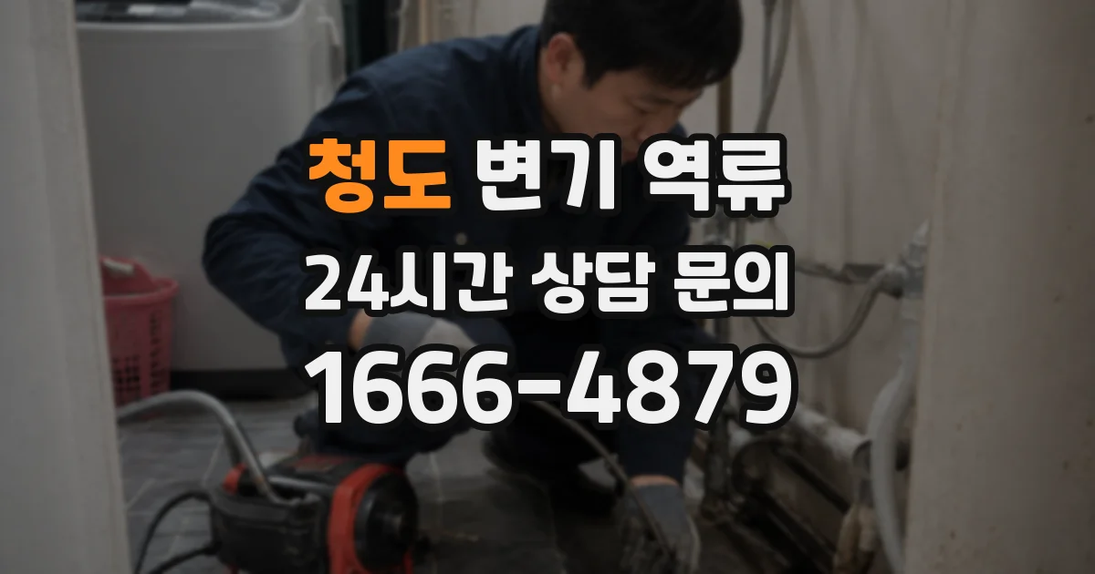 청도 변기 역류