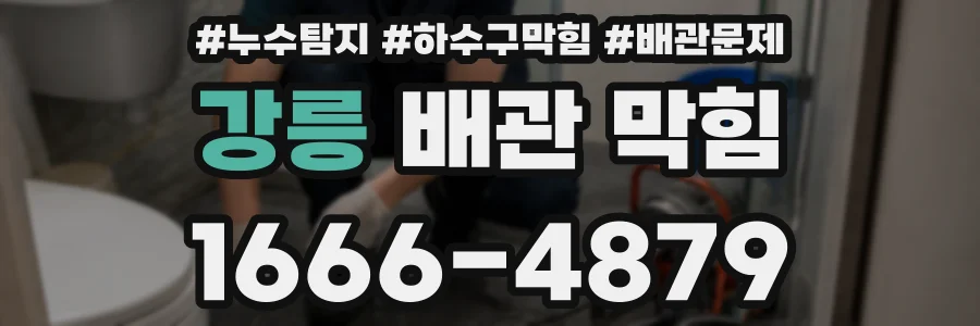 강릉 배관 막힘
