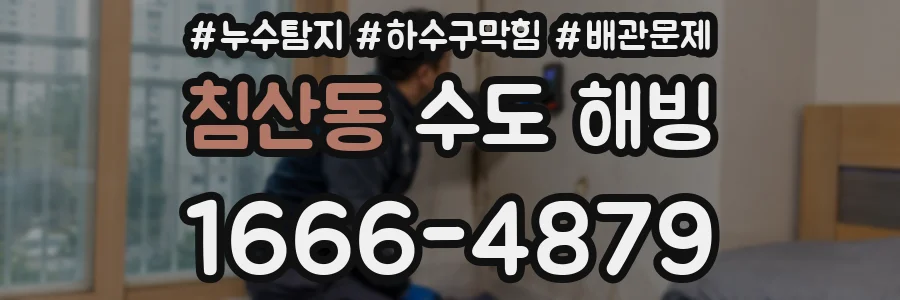 침산동 수도 해빙