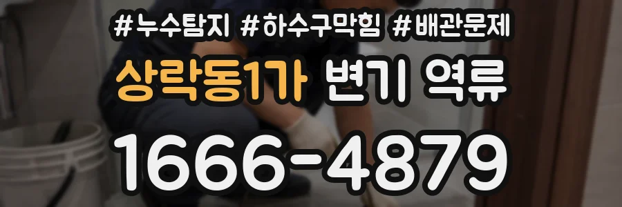 상락동1가 변기 역류