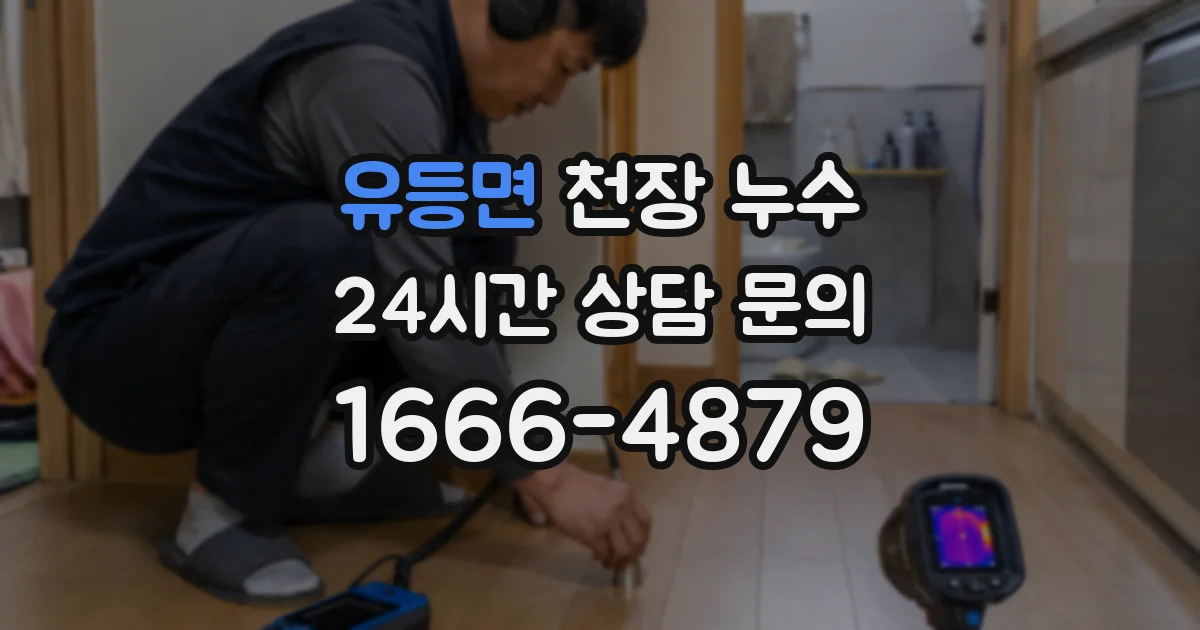 유등면 천장 누수