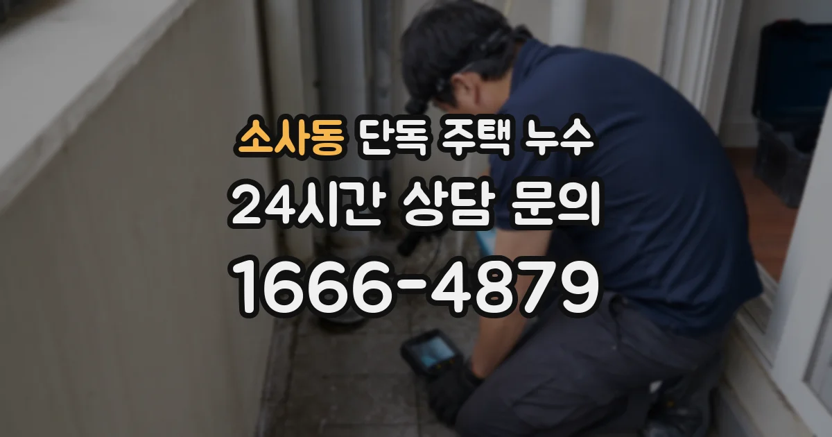 소사동 단독 주택 누수