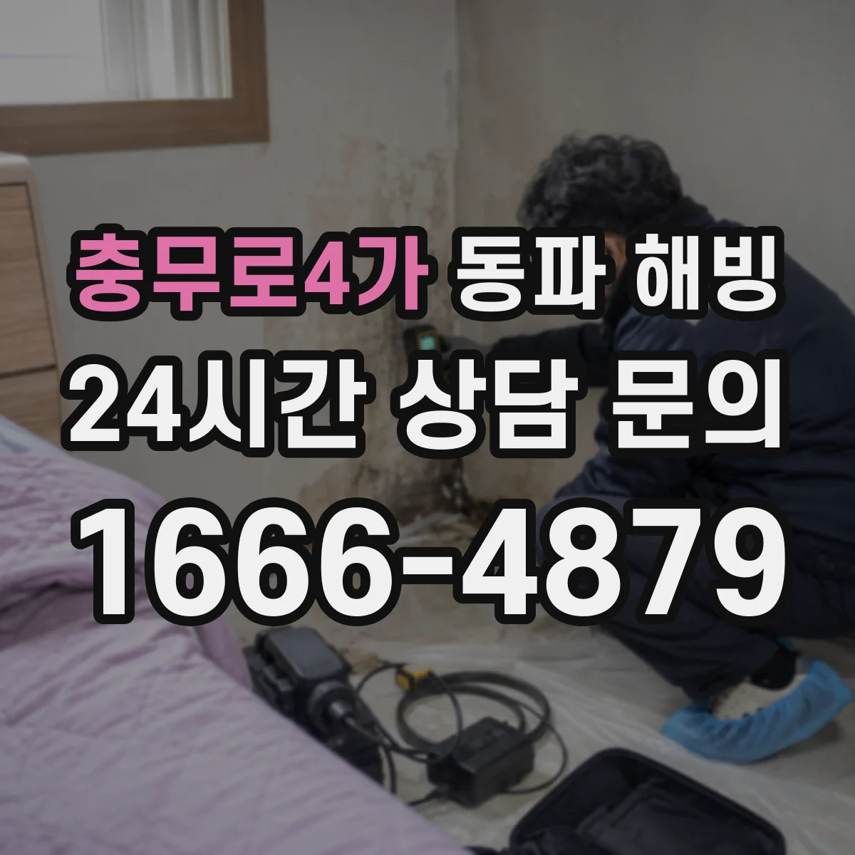 충무로4가 동파 해빙