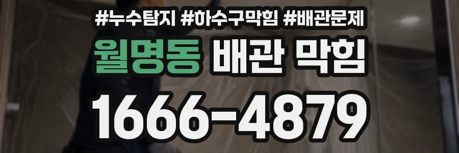 월명동 배관 막힘