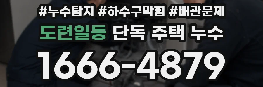 도련일동 단독 주택 누수