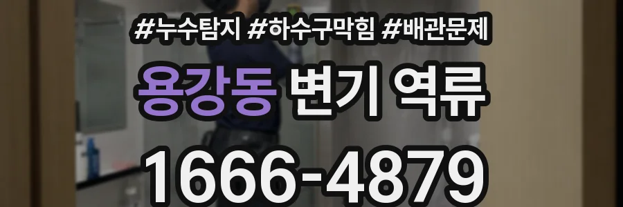 용강동 변기 역류
