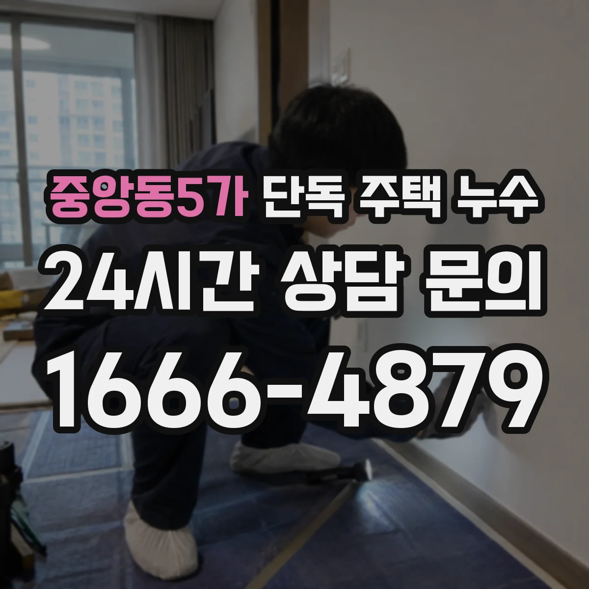 중앙동5가 단독 주택 누수
