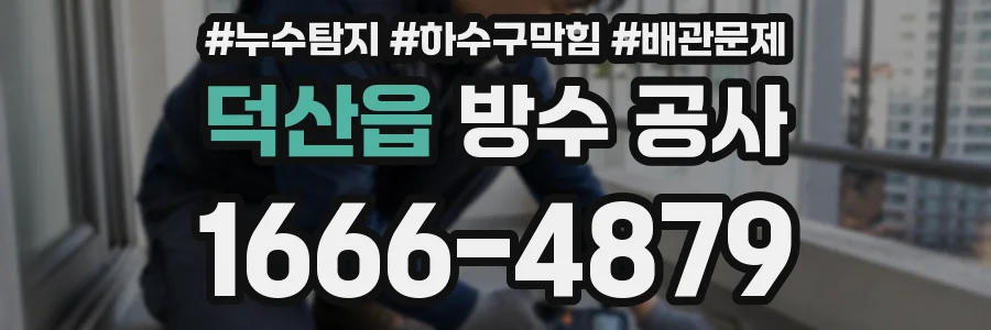 덕산읍 방수 공사