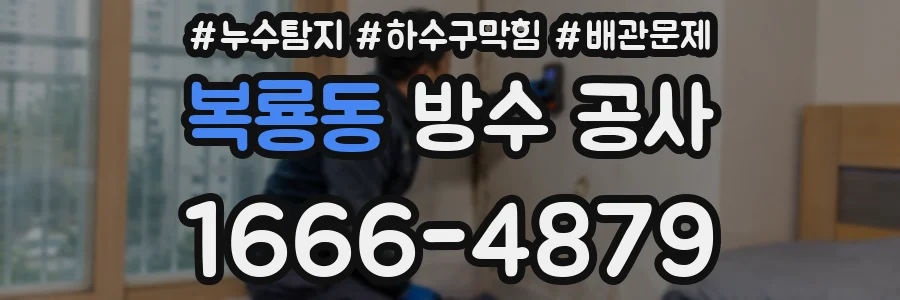 복룡동 방수 공사