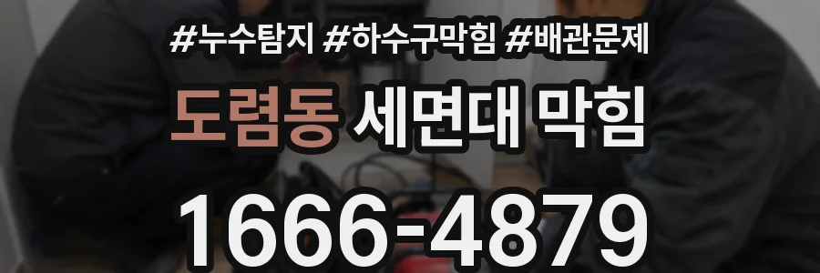 도렴동 세면대 막힘