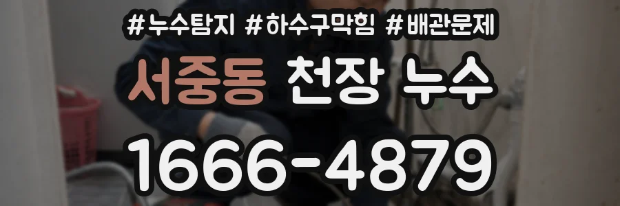 서중동 천장 누수