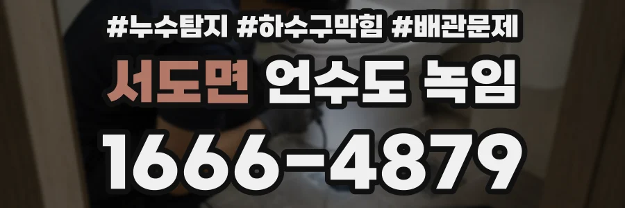 서도면 언수도 녹임