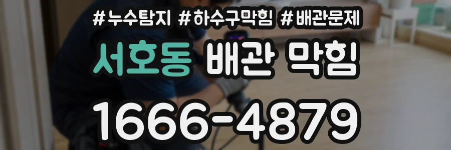 서호동 배관 막힘