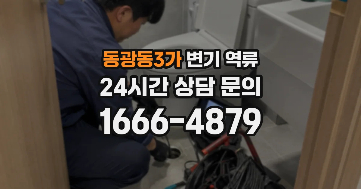 동광동3가 변기 역류