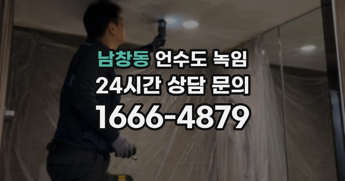 남창동 언수도 녹임