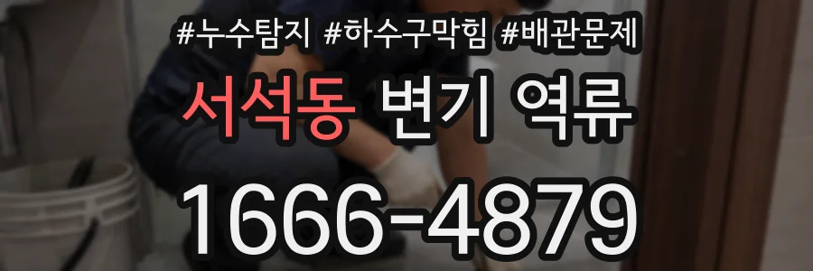 서석동 변기 역류