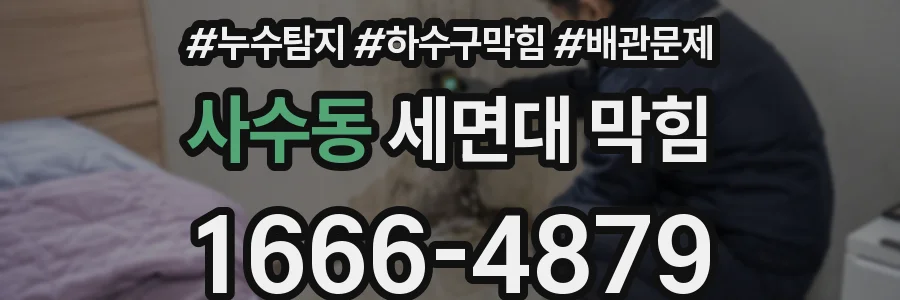 사수동 세면대 막힘