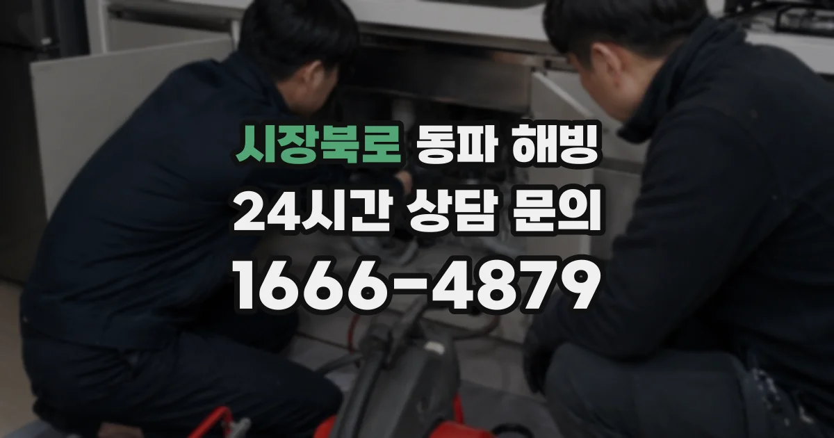 시장북로 동파 해빙