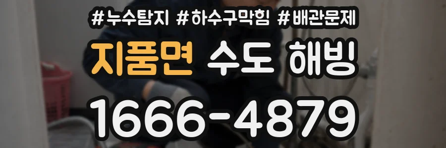 지품면 수도 해빙