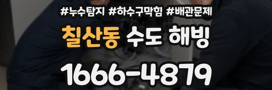 칠산동 수도 해빙