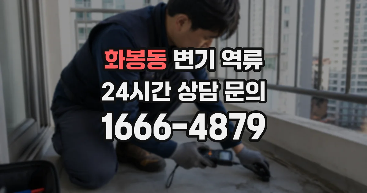 화봉동 변기 역류