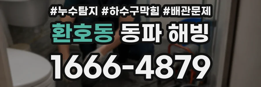환호동 동파 해빙