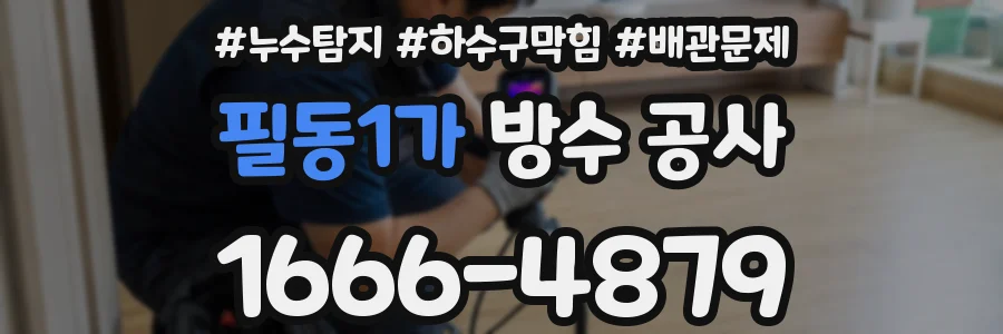 필동1가 방수 공사
