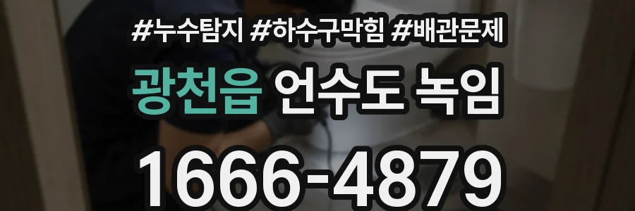 광천읍 언수도 녹임