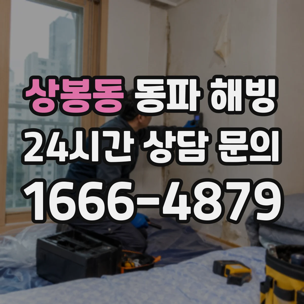 상봉동 동파 해빙