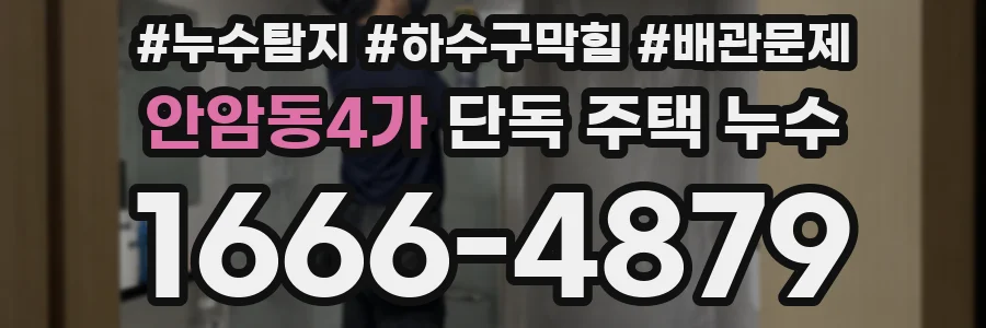 안암동4가 단독 주택 누수