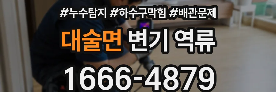 대술면 변기 역류