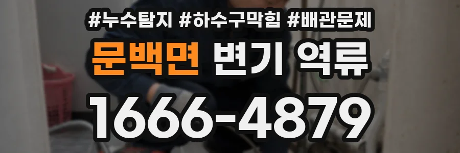 문백면 변기 역류