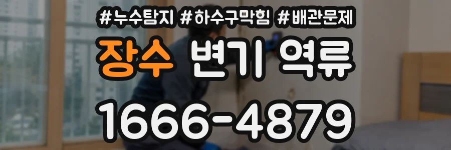 장수 변기 역류