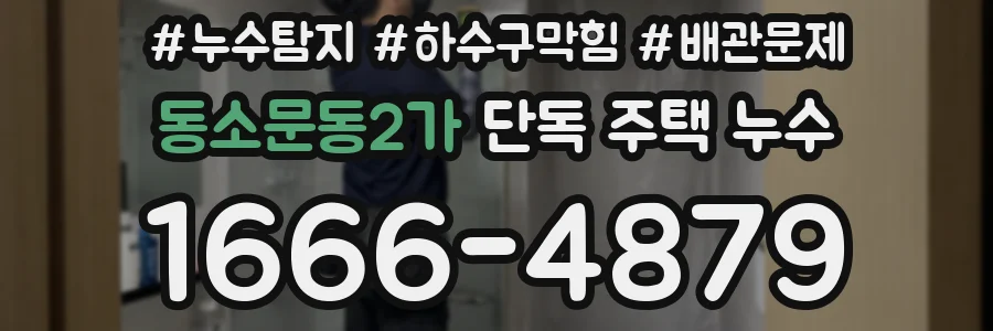 동소문동2가 단독 주택 누수