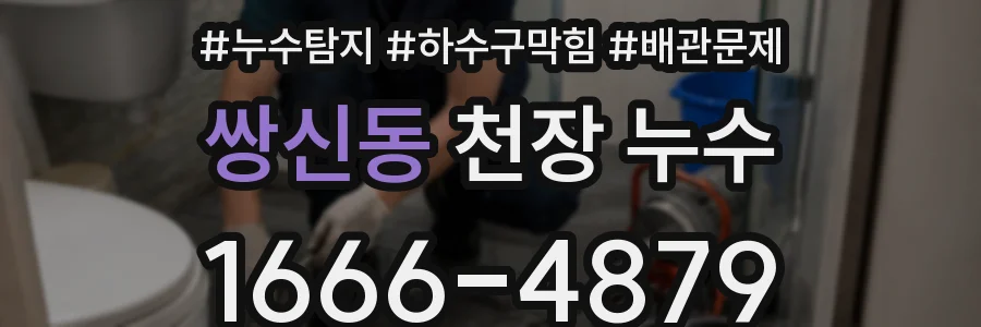 쌍신동 천장 누수