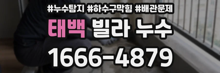 태백 빌라 누수