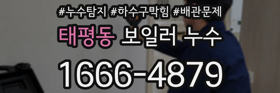 태평동 보일러 누수