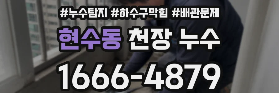 현수동 천장 누수