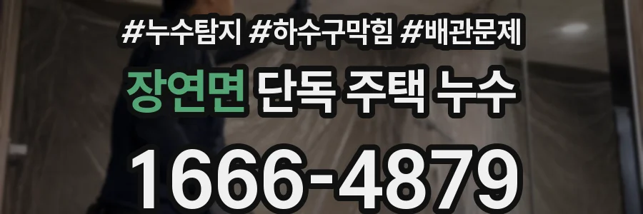 장연면 단독 주택 누수