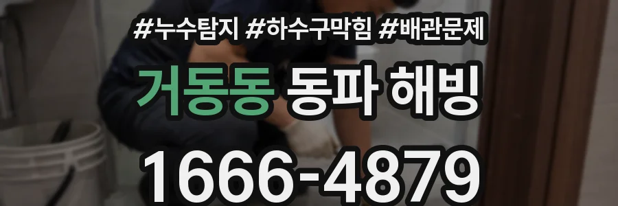 거동동 동파 해빙
