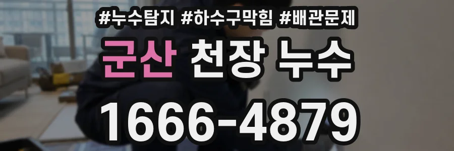 군산 천장 누수