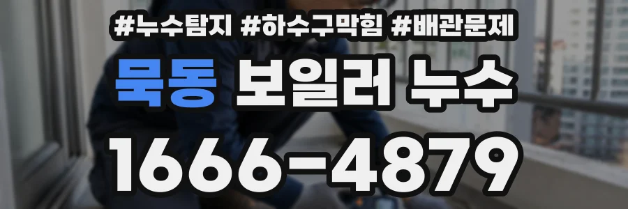 묵동 보일러 누수