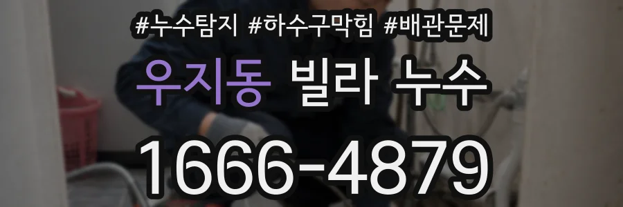 우지동 빌라 누수