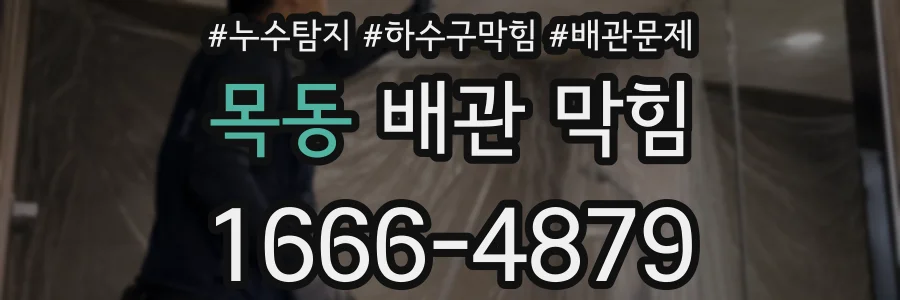 목동 배관 막힘