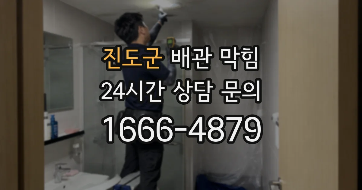 진도군 배관 막힘