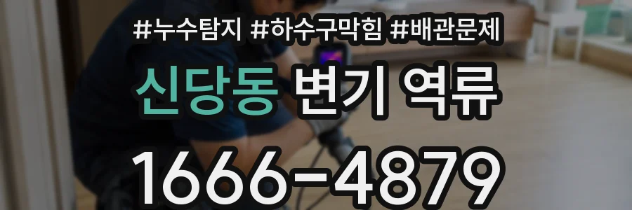 신당동 변기 역류